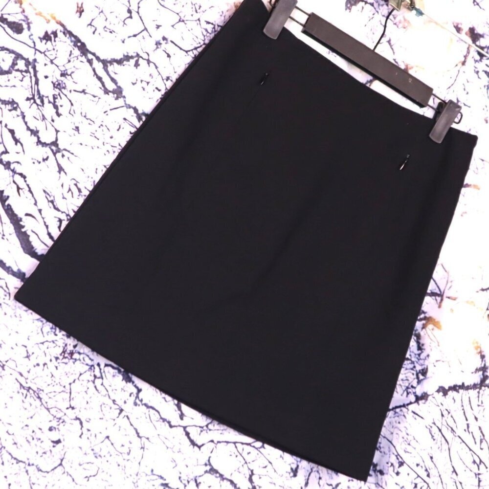 BLACK MINI SKIRT 4 French Connection Zipper Pockets Mall Goth Academia Party Y2K